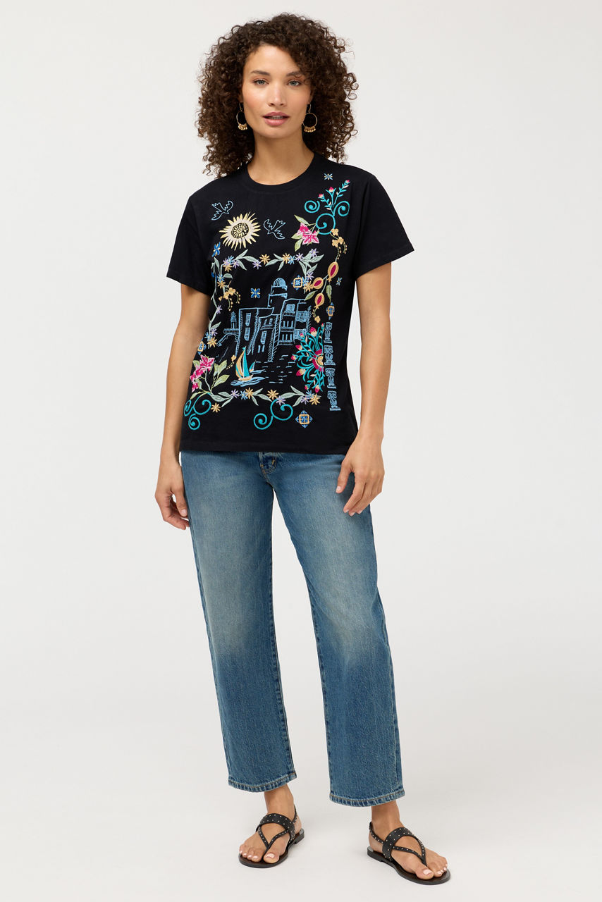 CREW NECK TEE, , large image 4