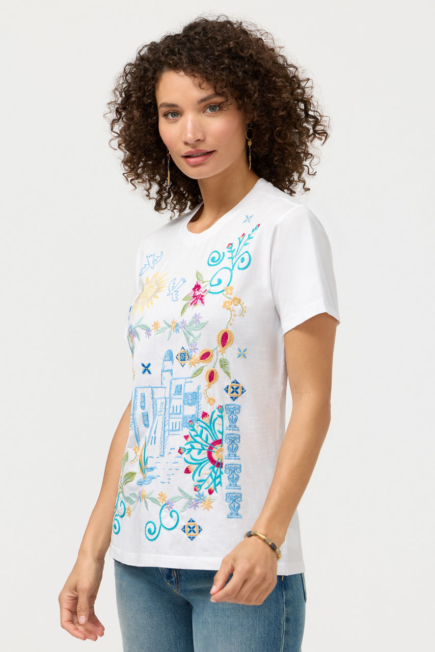 CREW NECK TEE, , large image 3