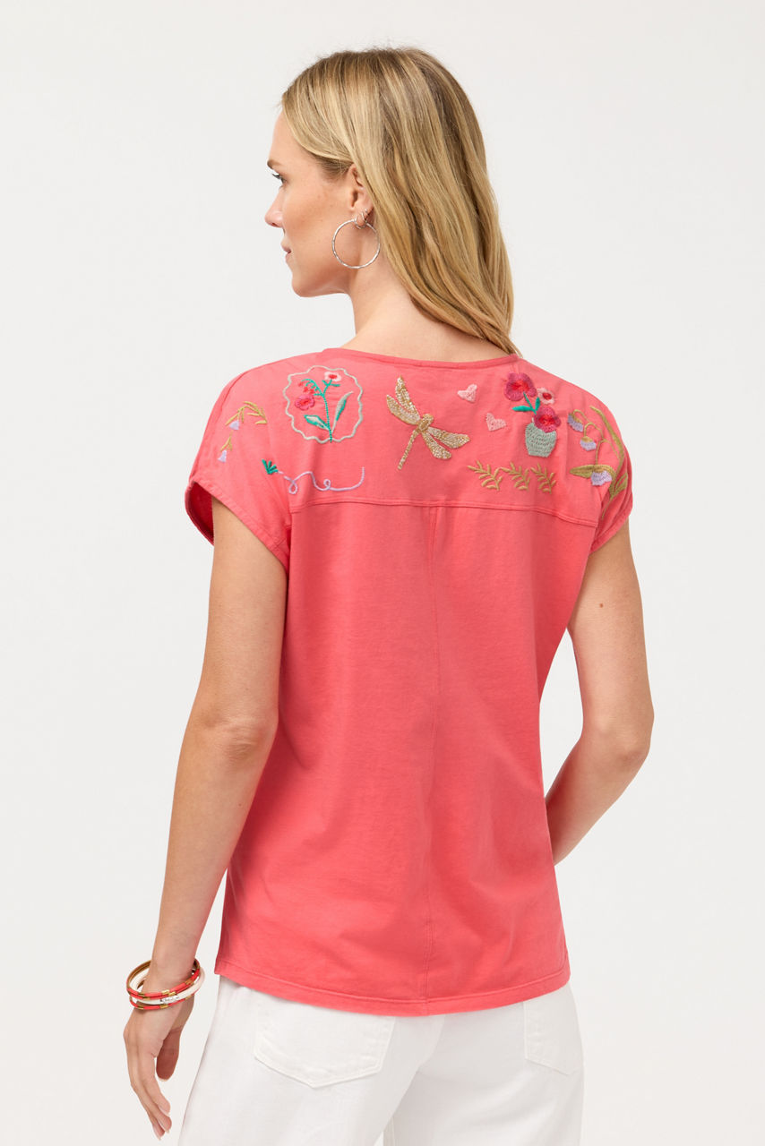 SLIT FRONT TEE, , large image 4