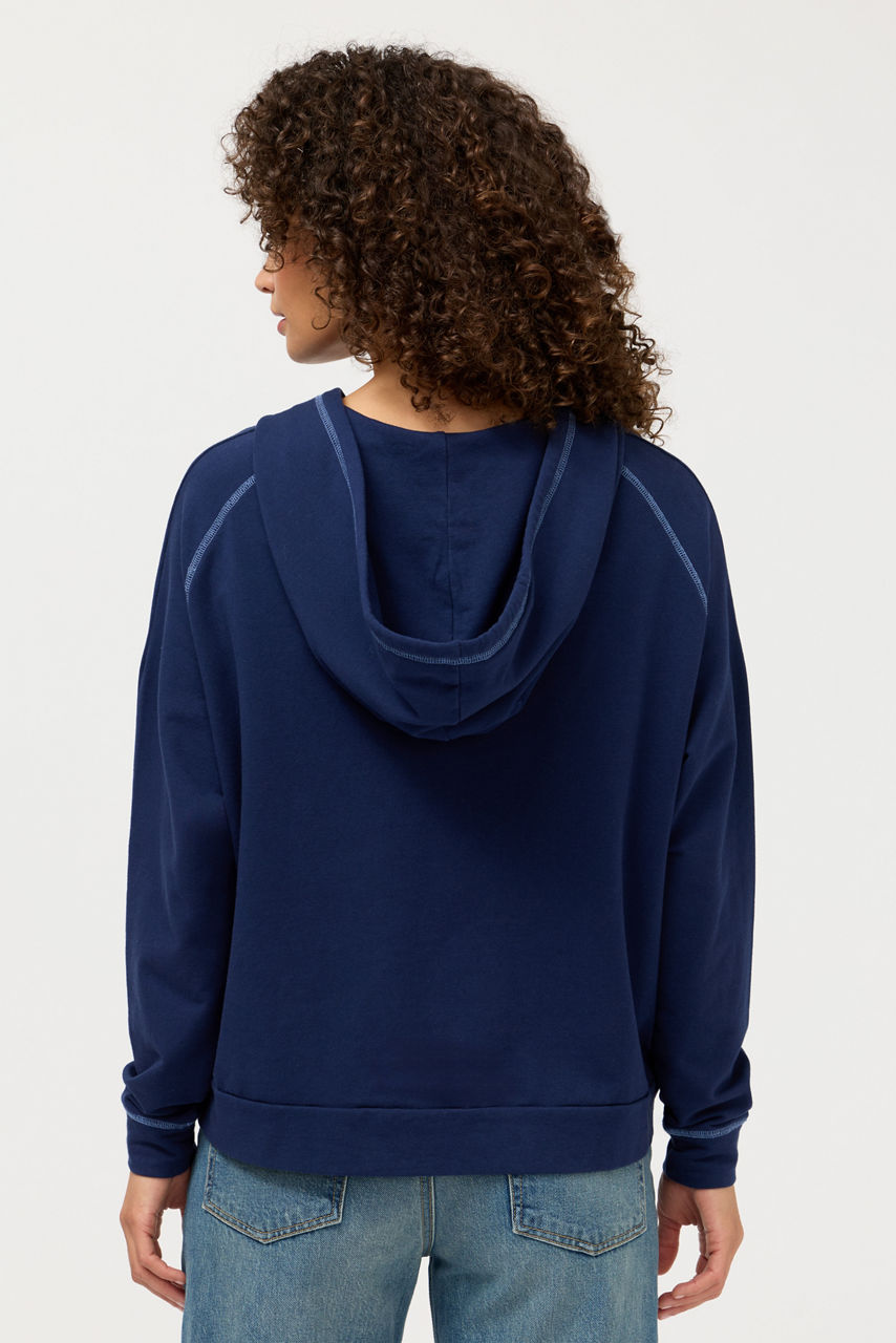 HOODED RAGLAN SWEATSHIRT, , large image 4