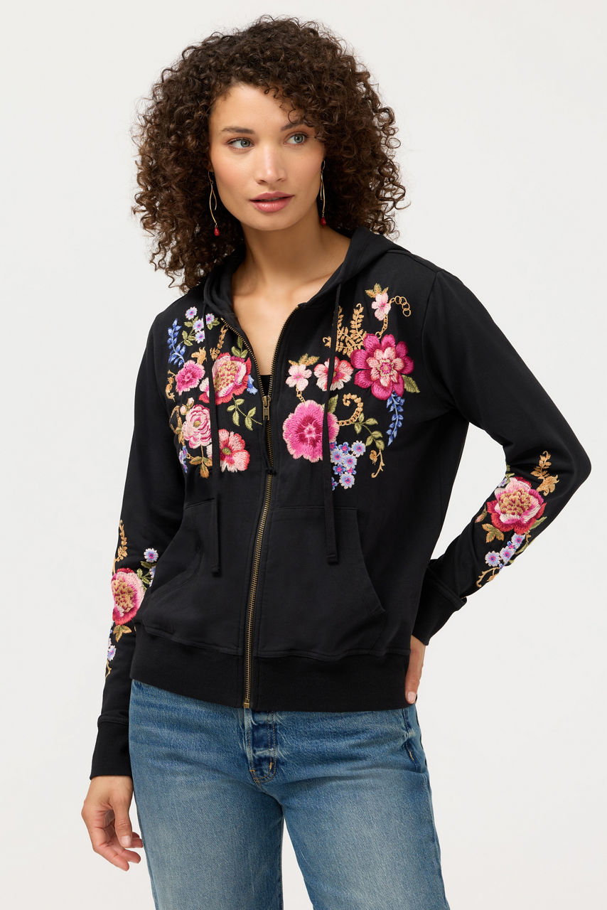 MODERN ZIP UP HOODIE, , large image 1
