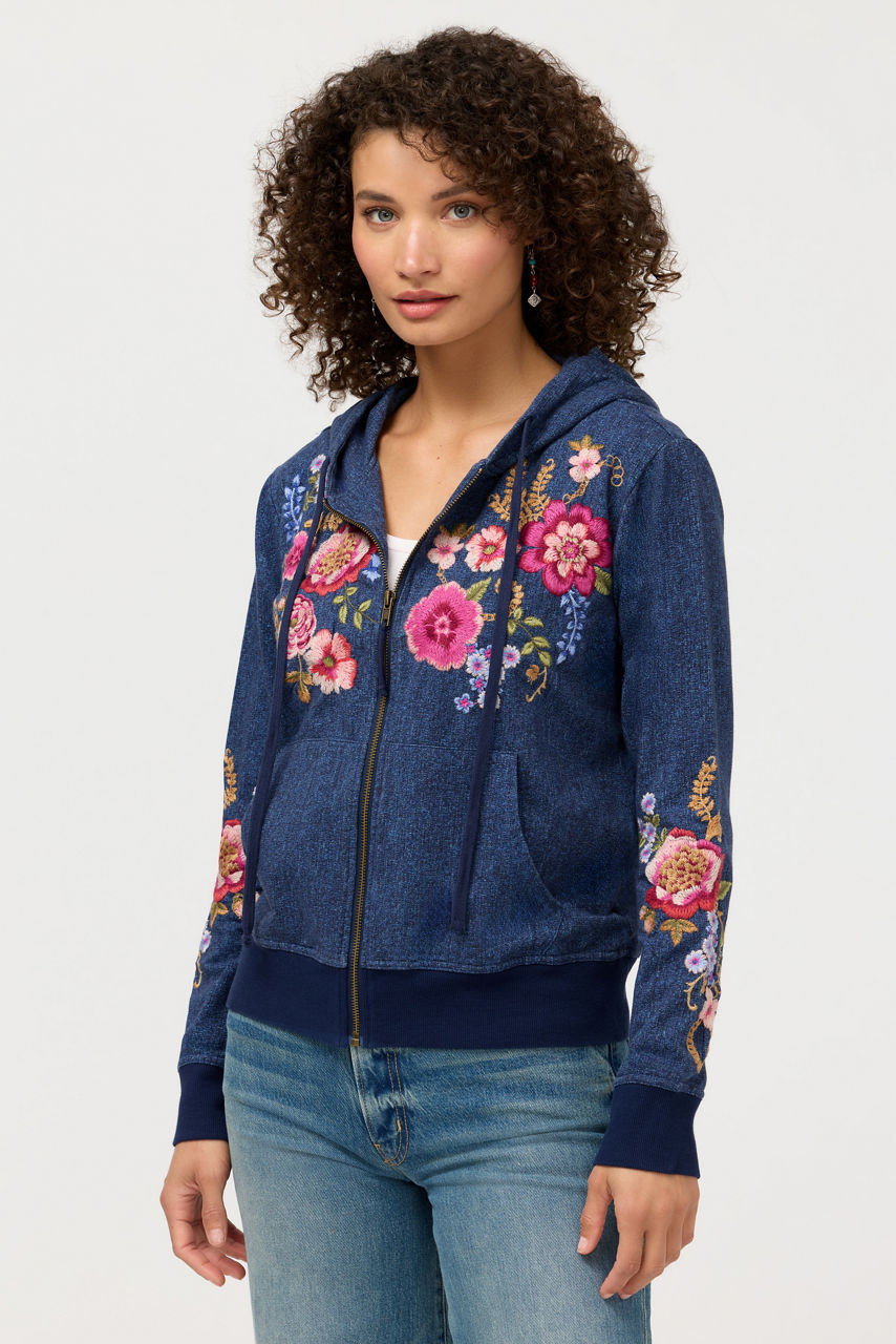 MODERN ZIP UP HOODIE, , large image 1