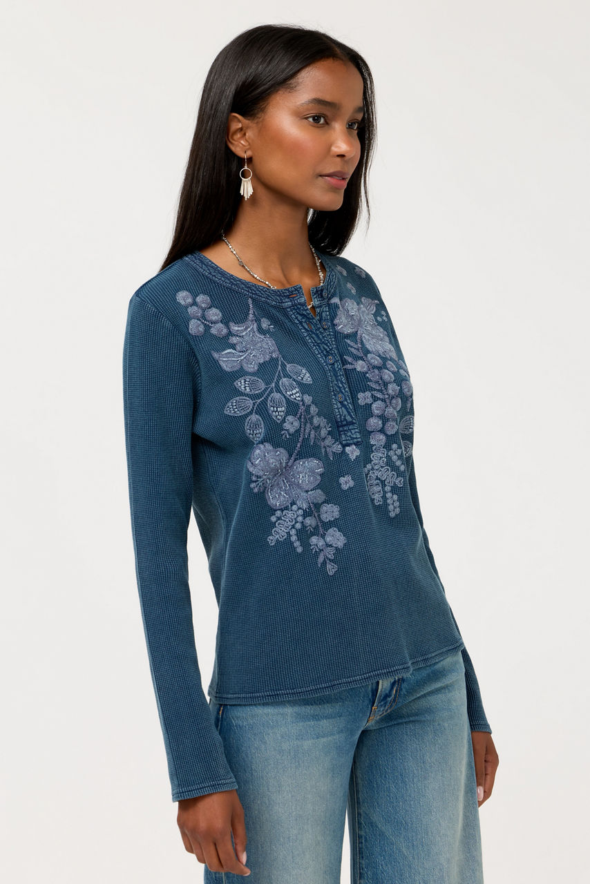 MIXED MEDIA HENLEY THERMAL, , large image 2