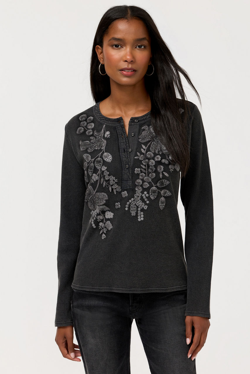 MIXED MEDIA HENLEY THERMAL, , large image 2