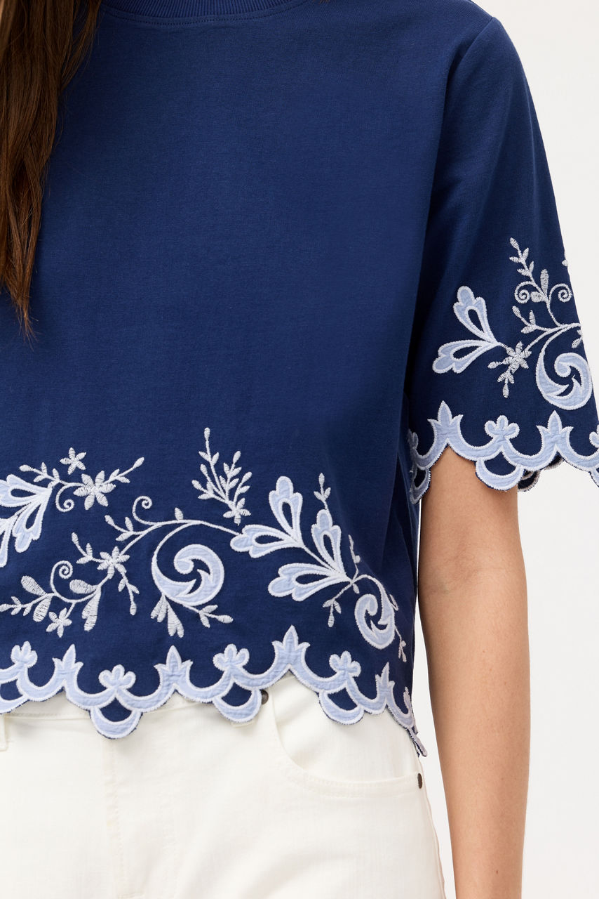 ADDELINE ELBOW SLEEVE TEE, , large image 5