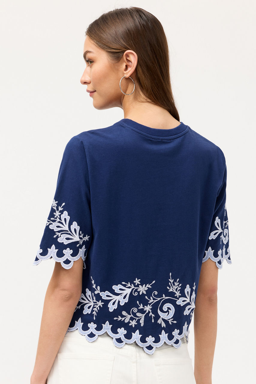 ADDELINE ELBOW SLEEVE TEE, , large image 6