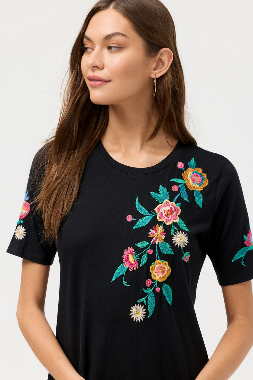 RUFFLE HEM KNIT MIDI DRESS, , large image 4