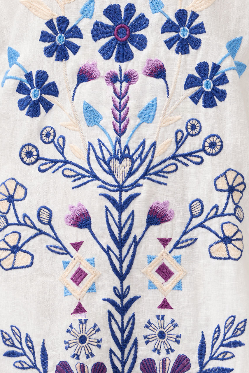 LINEN TANK DRESS, , large image 5