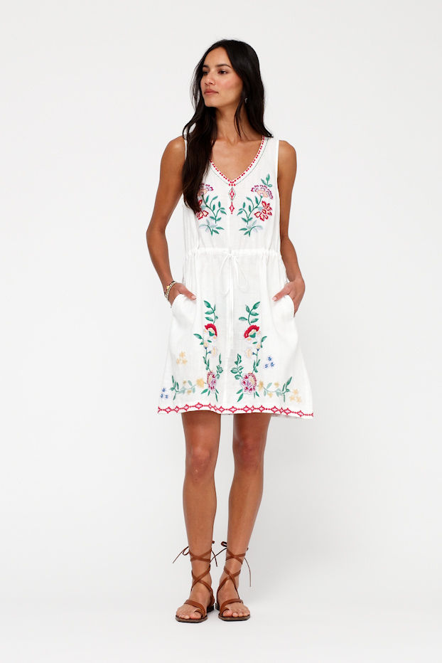 DRAWSTRING TANK DRESS, , large video