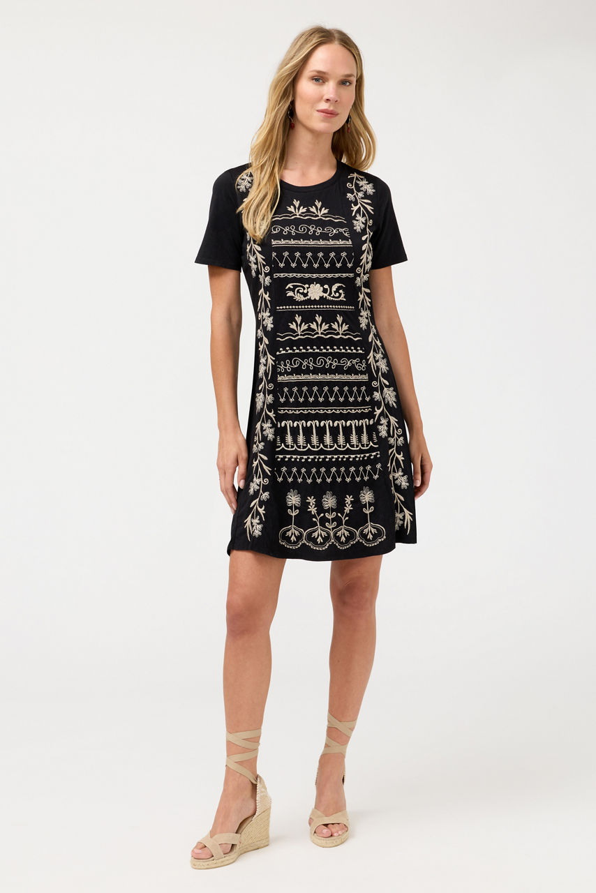 SEAMED KNIT DRESS, , large image 1