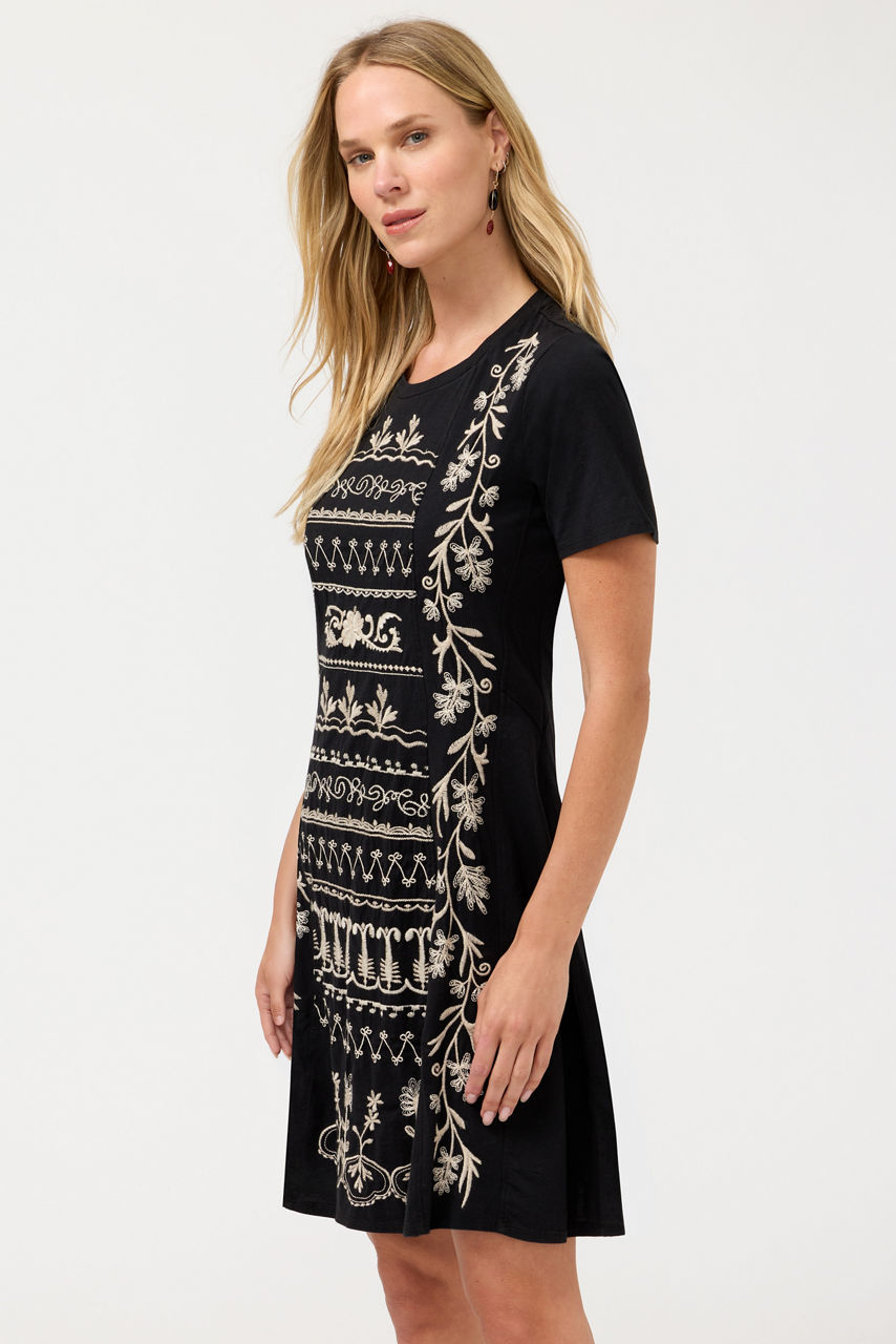 SEAMED KNIT DRESS, , large image 2