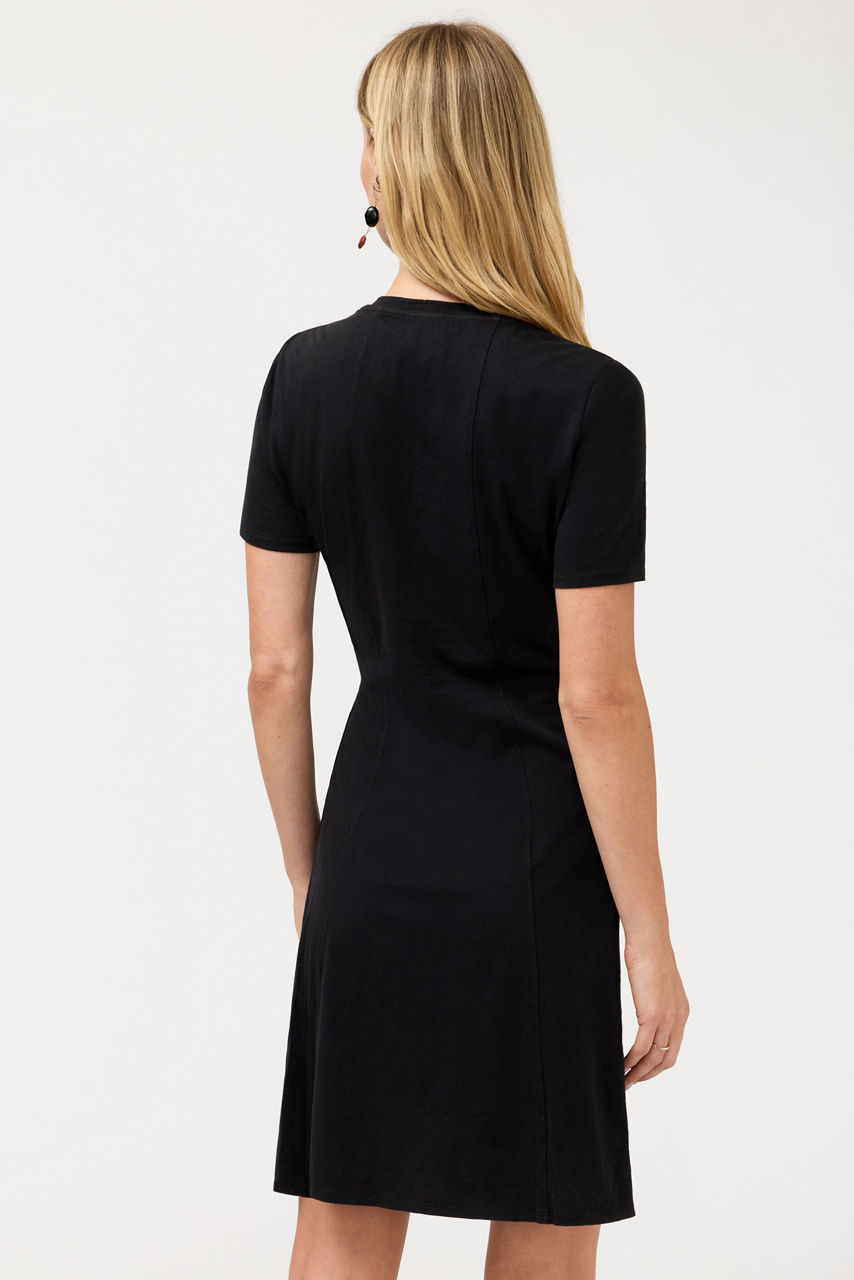 SEAMED KNIT DRESS, , large image 3