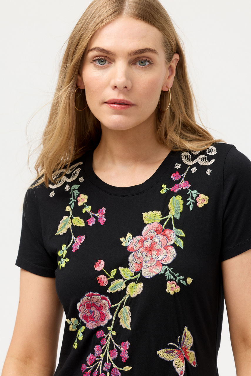 ELBOW SLEEVE RUFFLE DRESS, , large image 3