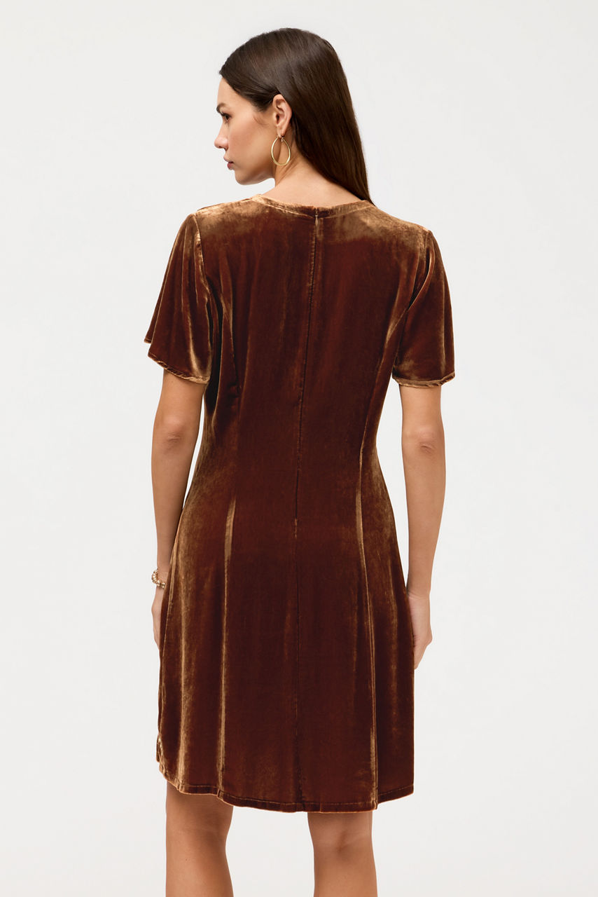 FLUTTER SLEEVE KEYHOLE DRESS, , large image 4