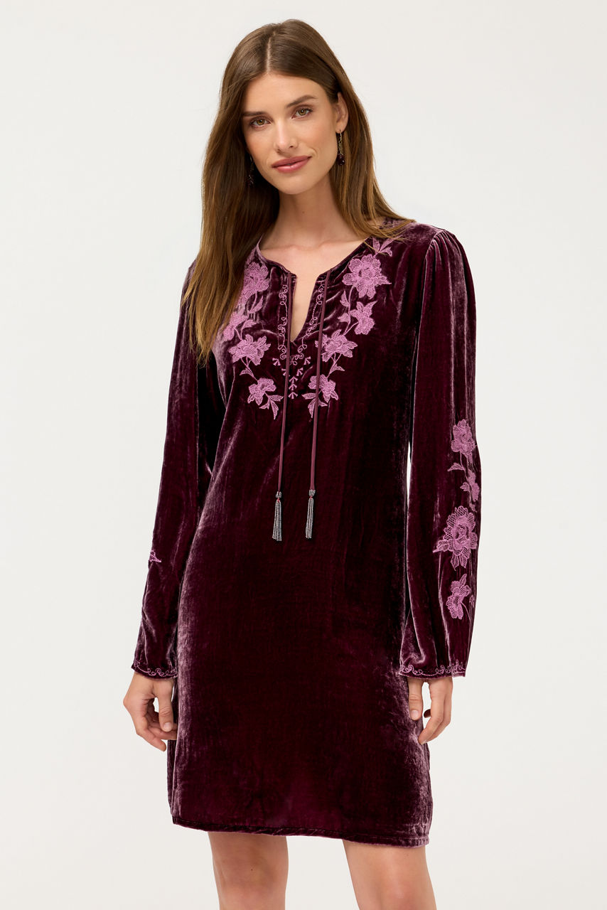 KIMONO SLEEVE RELAXED DRESS, , large image 1