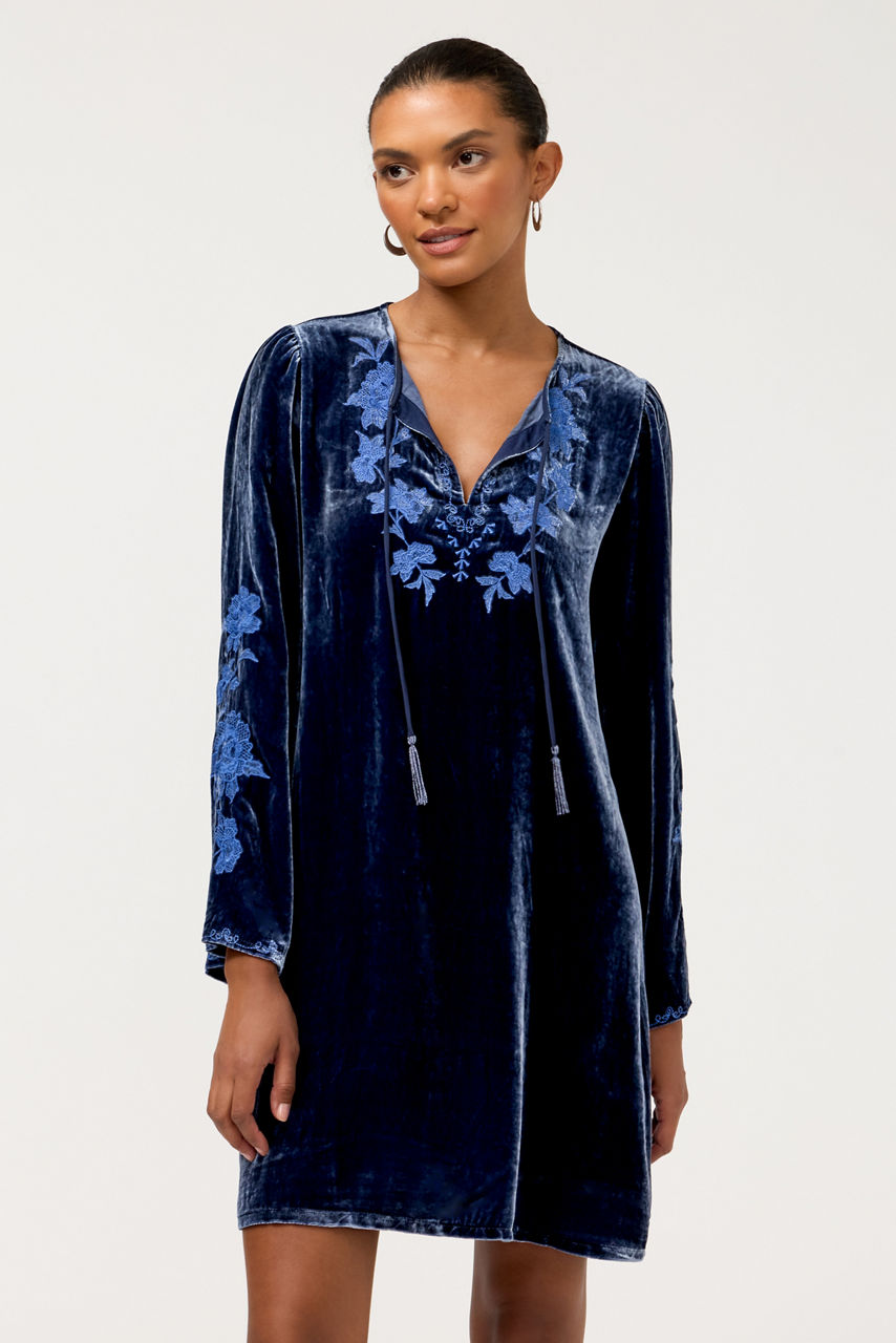 KIMONO SLEEVE RELAXED DRESS, , large image 1