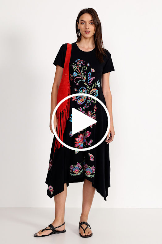 Buy HANDKERCHIEF HEM KNIT DRESS | Johnny Was