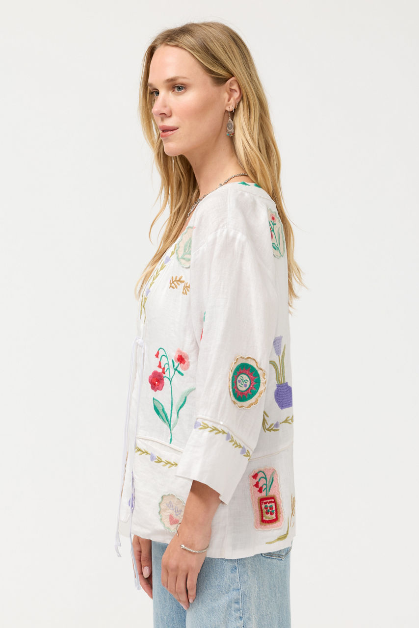 WIDE HEM KIMONO, , large image 3