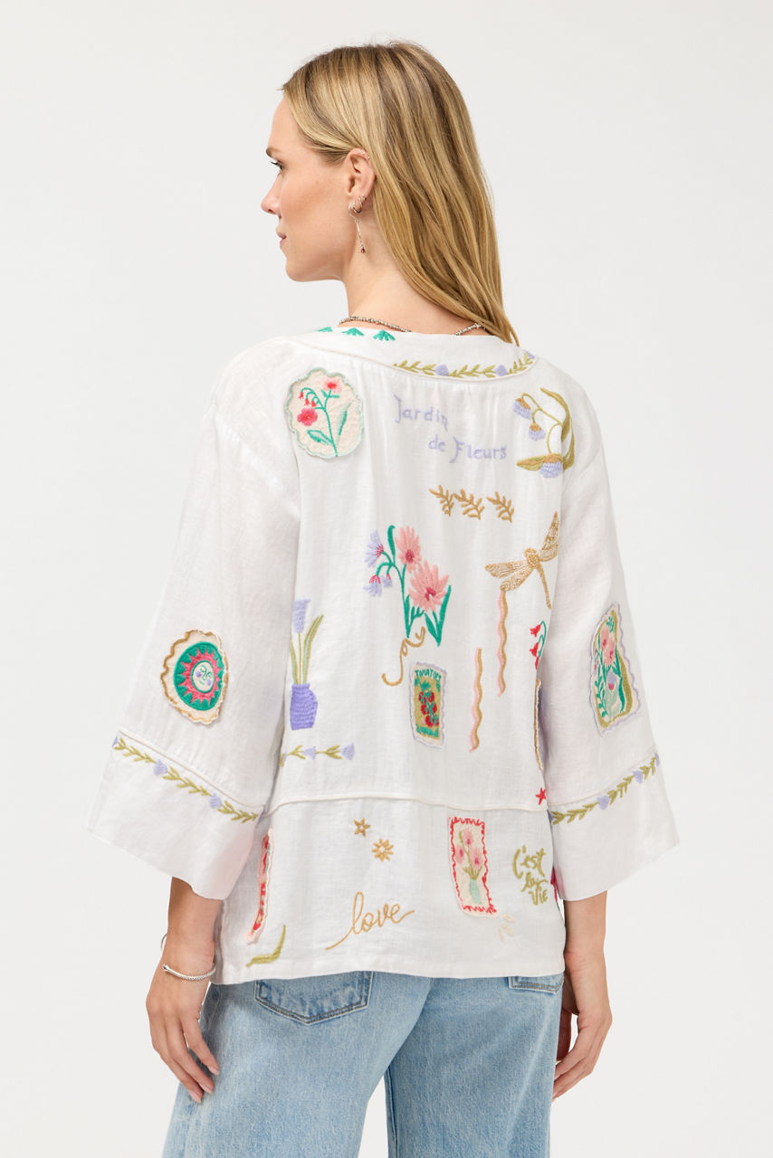 WIDE HEM KIMONO, , large image 4