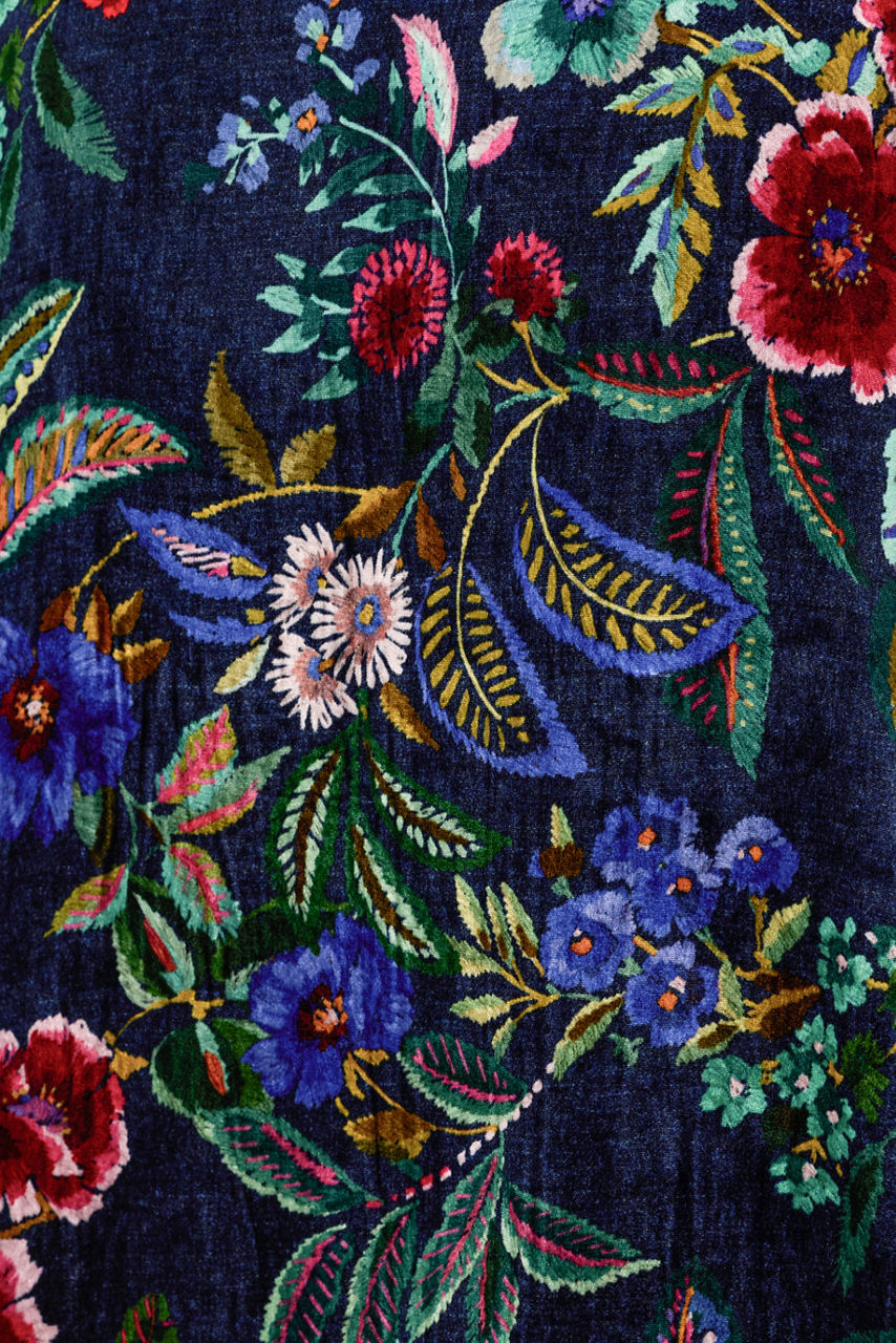 VELVET CROPPED KIMONO, , large image 3