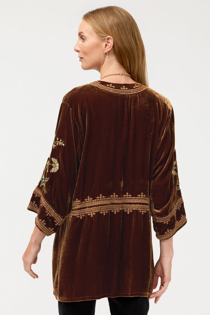 WIDE HEM KIMONO, , large image 4