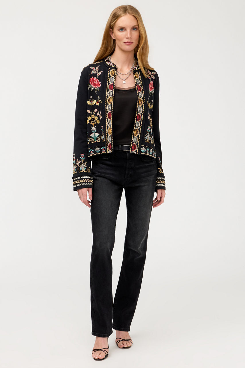 FRENCH TERRY MIXED MEDIA JACKET, , large image 3