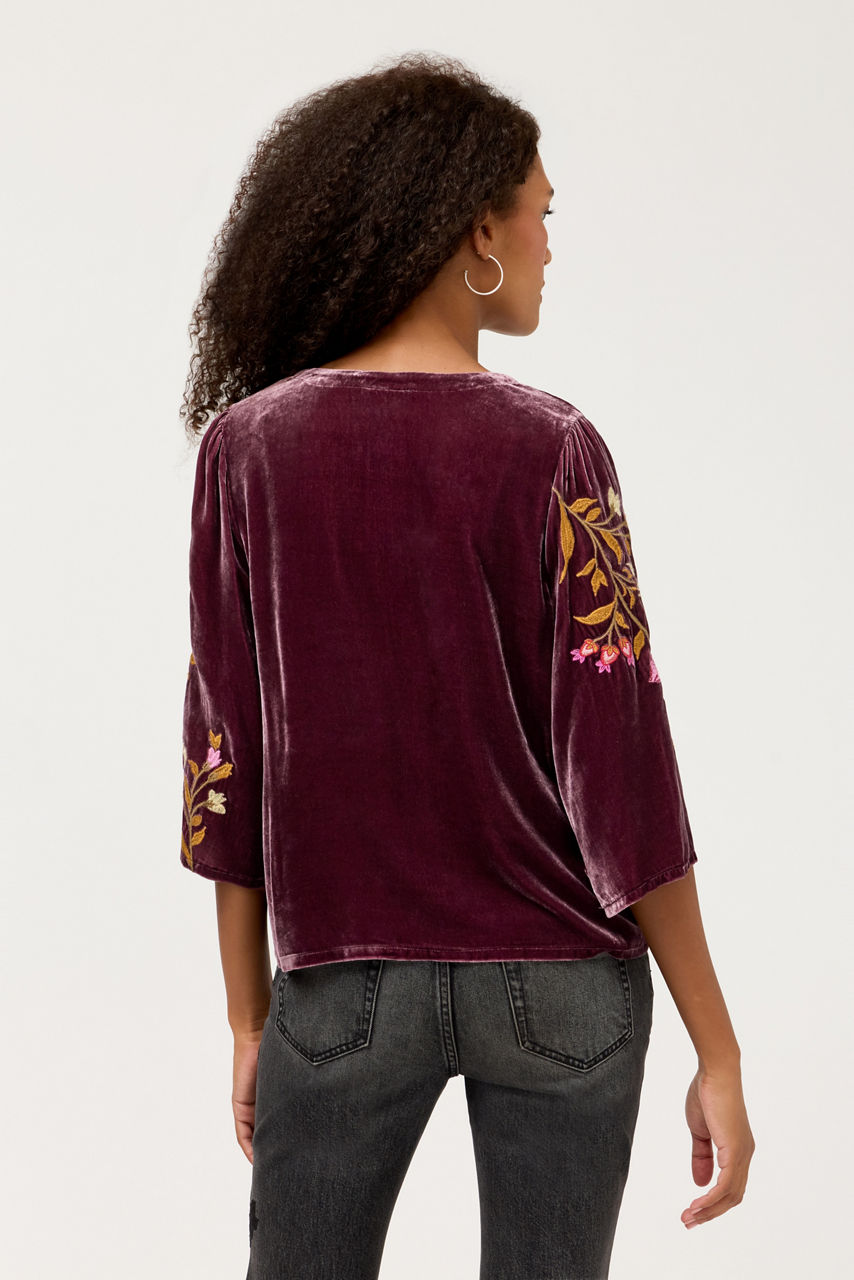 CALULNIA VELVET BOLERO, , large image 4