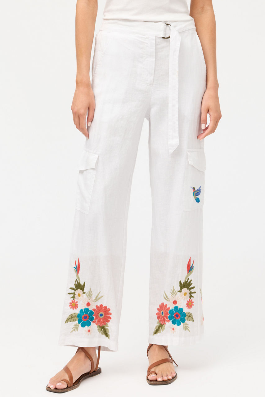 FRANCIS RELAXED LINEN PANT, , large image 2
