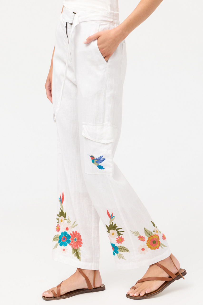 FRANCIS RELAXED LINEN PANT, , large image 3