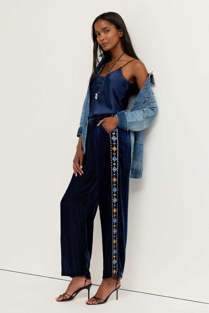 VELVET EVERYDAY PANT, , large image 1