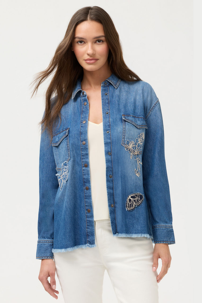 THE EASY DENIM SHIRT, , large image 2