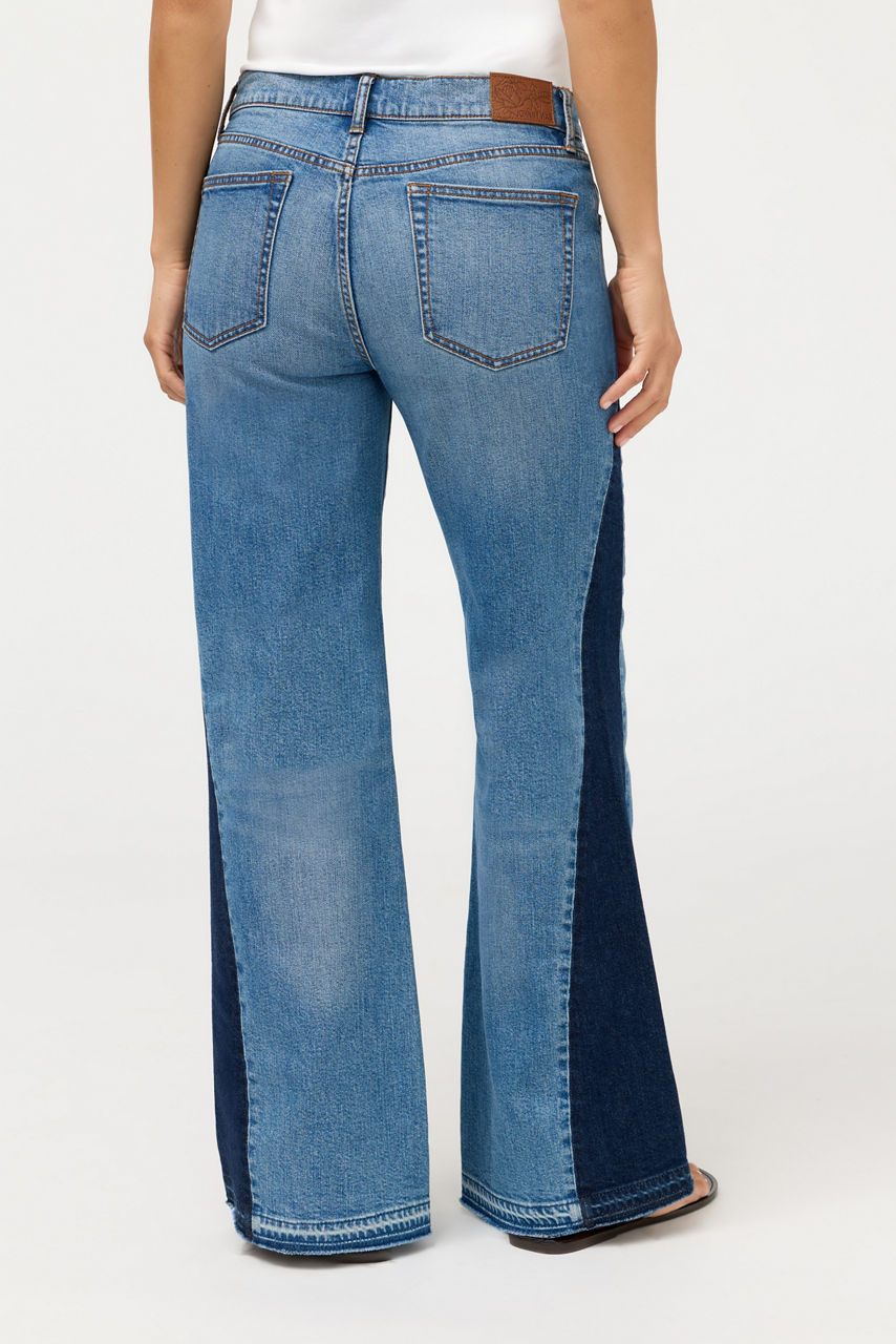 THE CONTRAST WIDE LEG JEAN, , large image 3