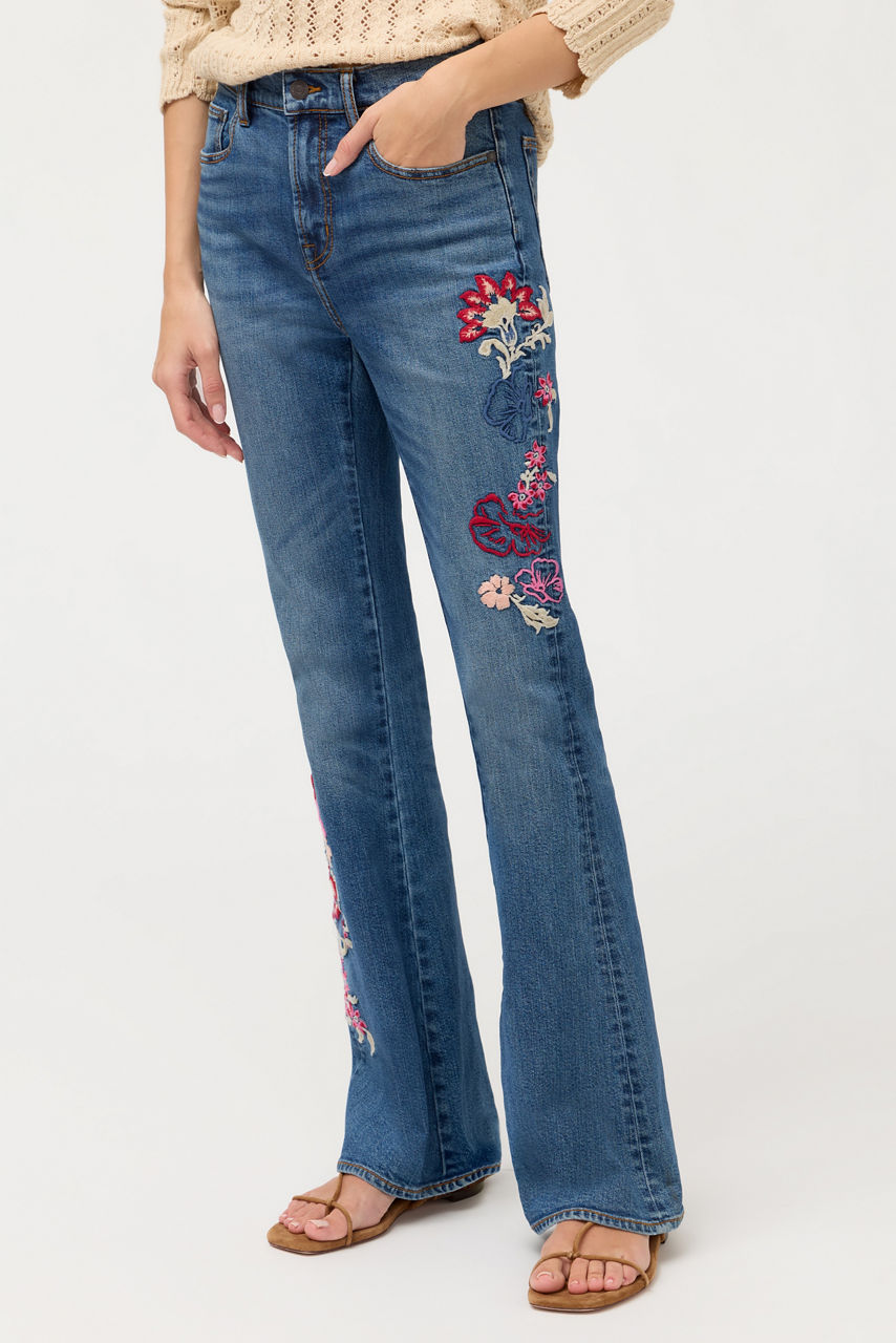 THE HIGH RISE FLARE JEAN, , large image 3