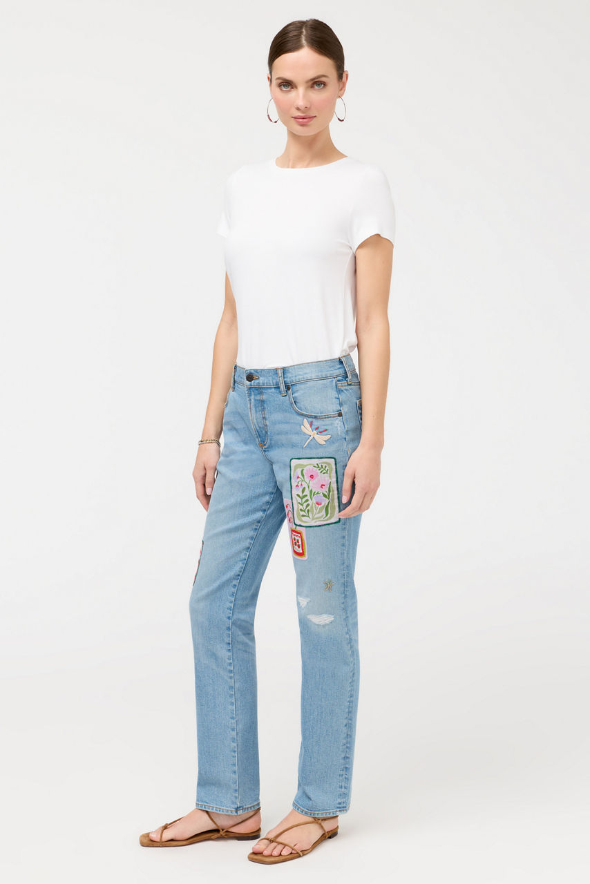 THE STRAIGHT LEG BOYFRIEND JEAN, , large image 2
