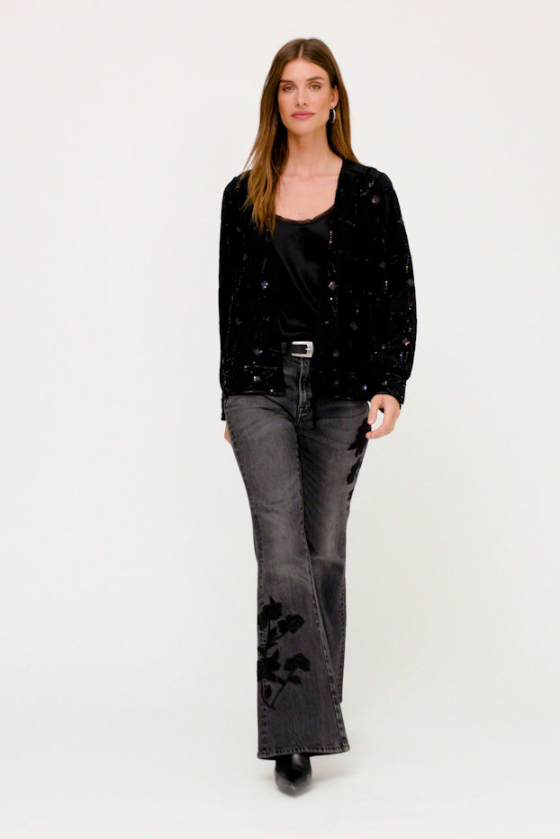 THE HIGH RISE FLARE JEAN, , large video