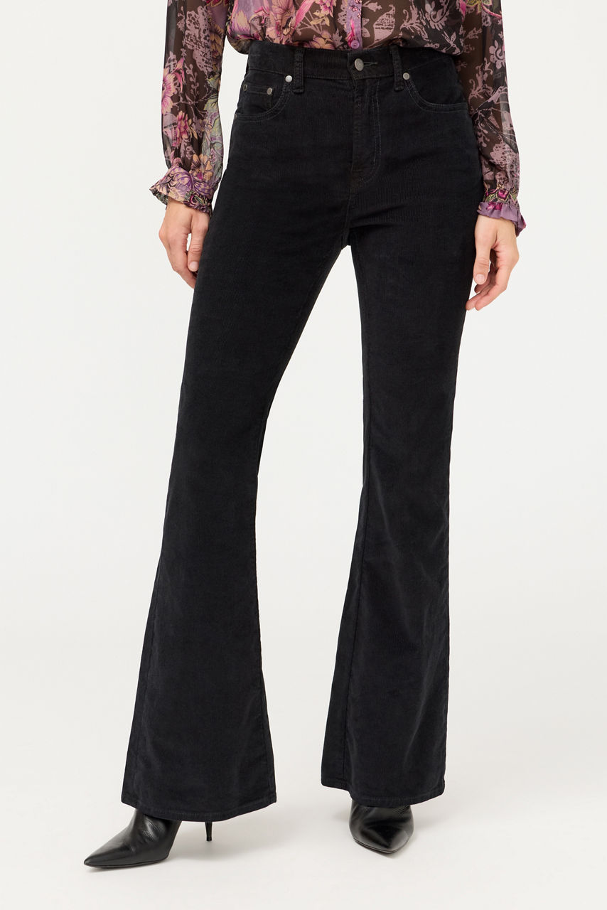 THE CORDUROY HIGH RISE FLARE JEAN, , large image 1