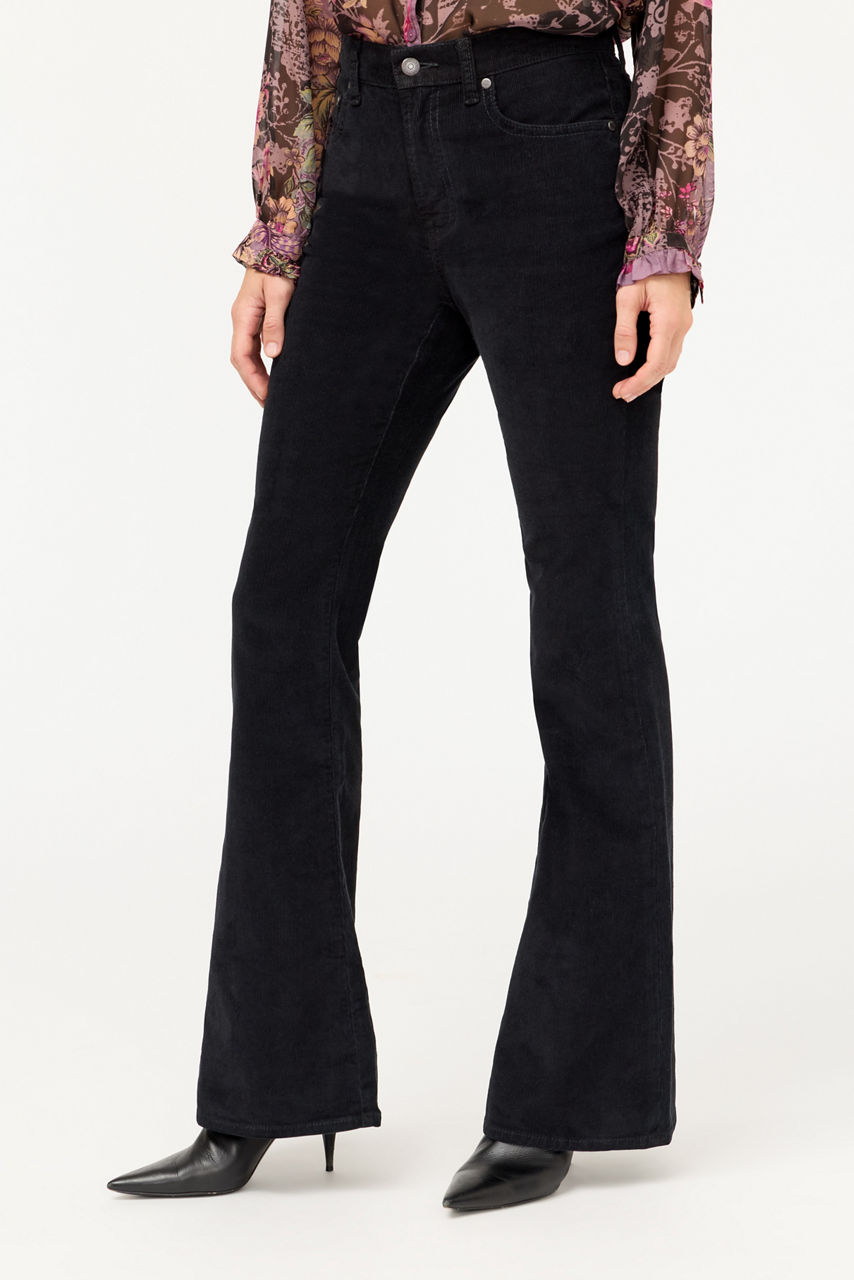 THE CORDUROY HIGH RISE FLARE JEAN, , large image 3