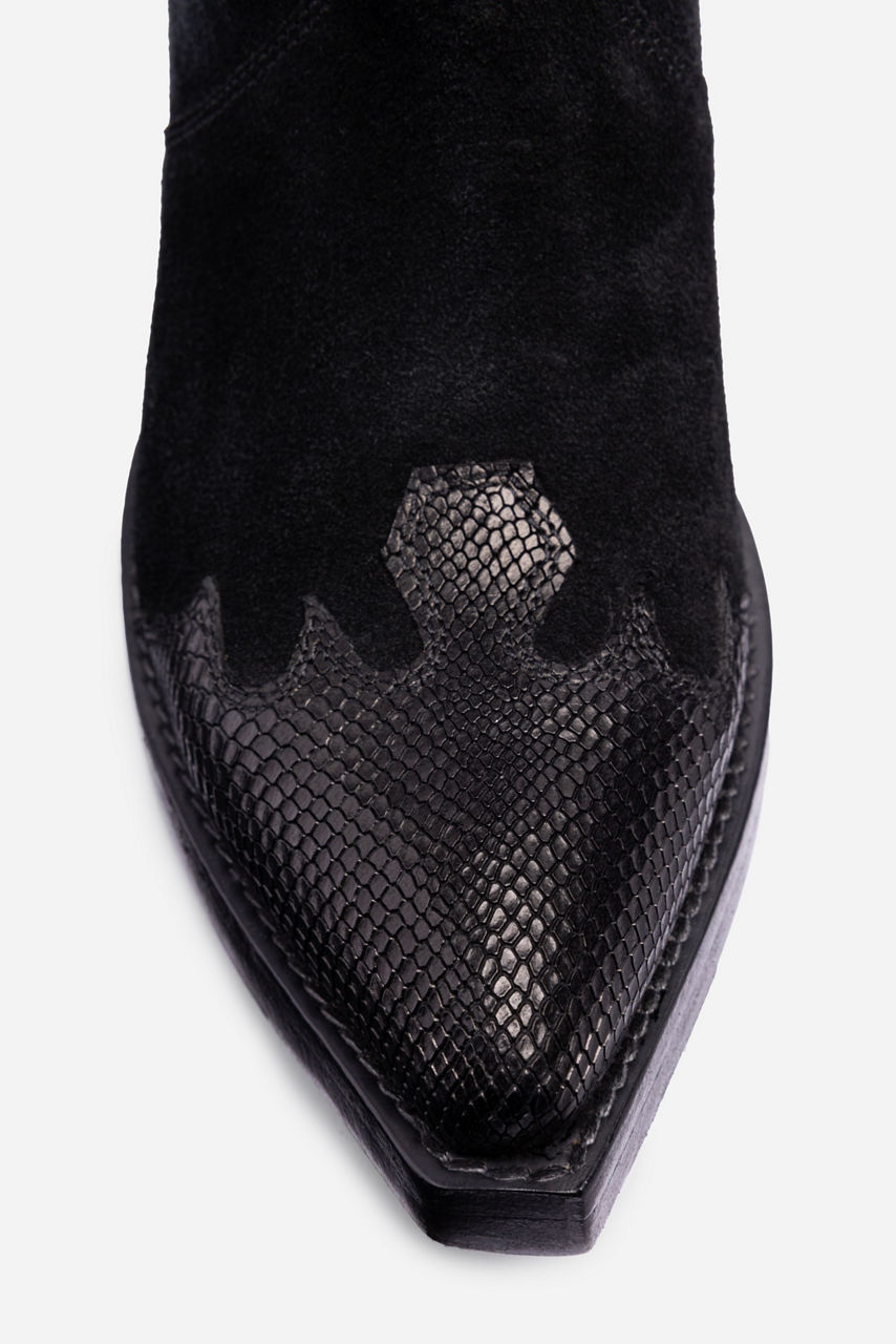 ITALIAN SUEDE PITONE BOOT, , large image 4
