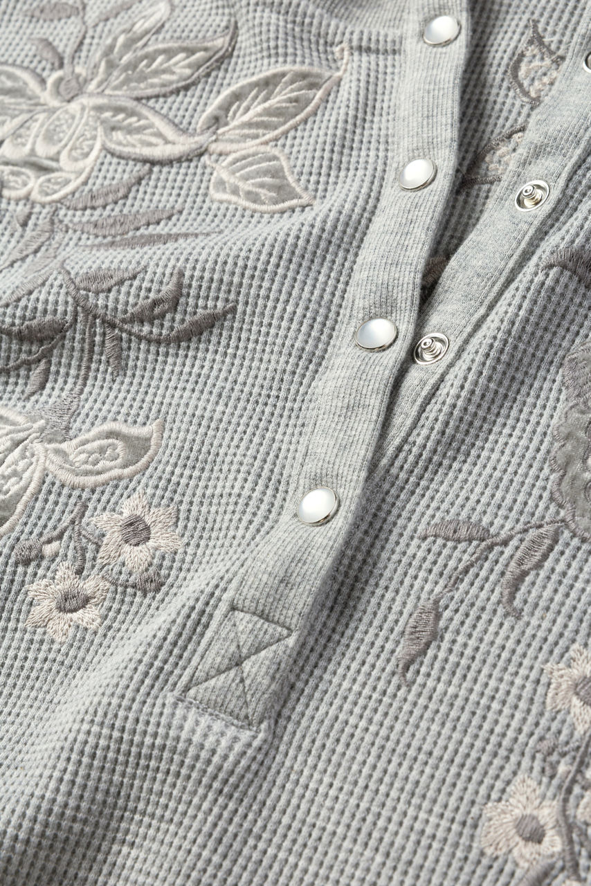 THERMAL HENLEY T-SHIRT, , large image 6