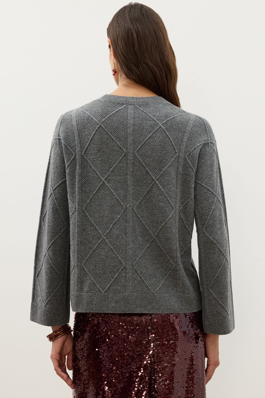 CABLE KNIT SWEATER, , large image 5