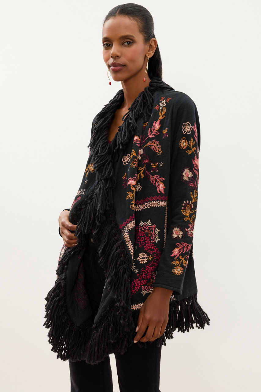 BIYA DRAPED SWEATER, , large image 1
