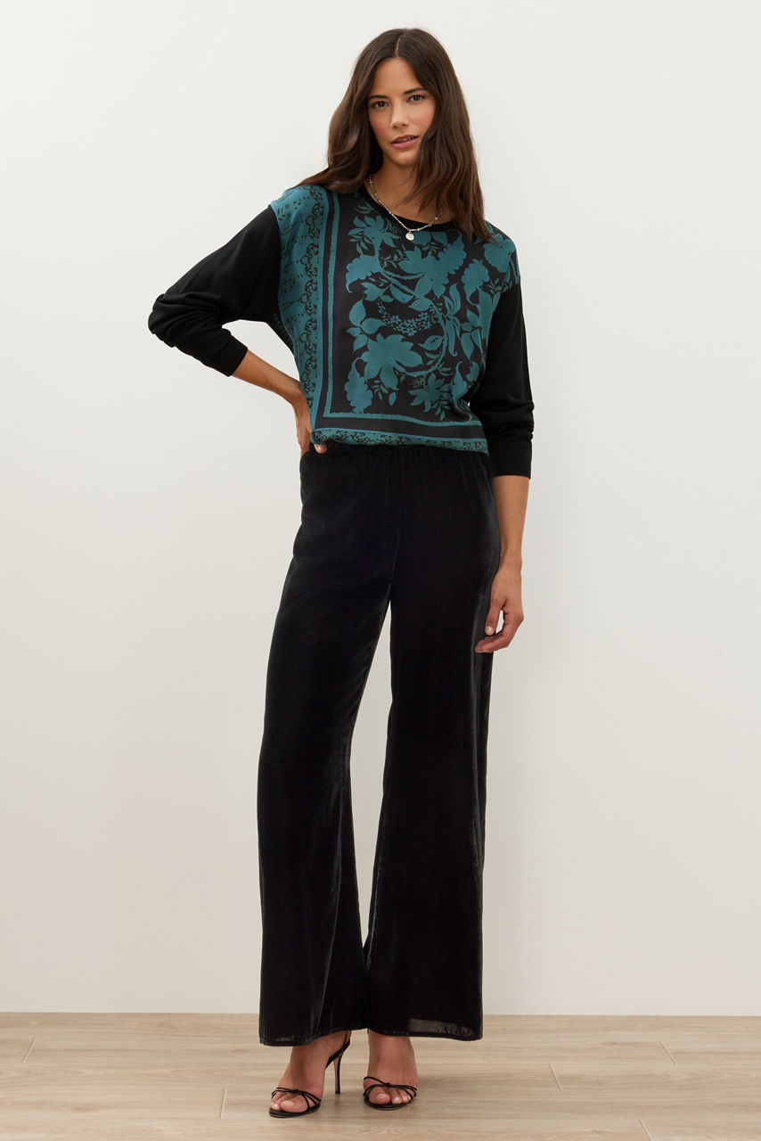 THE PRINTED DROP SHOULDER PULLOVER, , large image 2