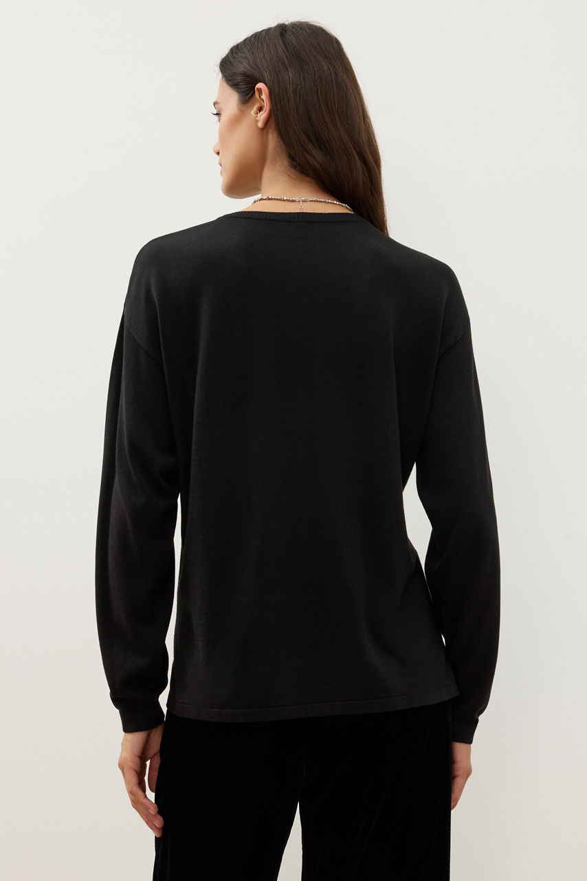 THE PRINTED DROP SHOULDER PULLOVER, , large image 4