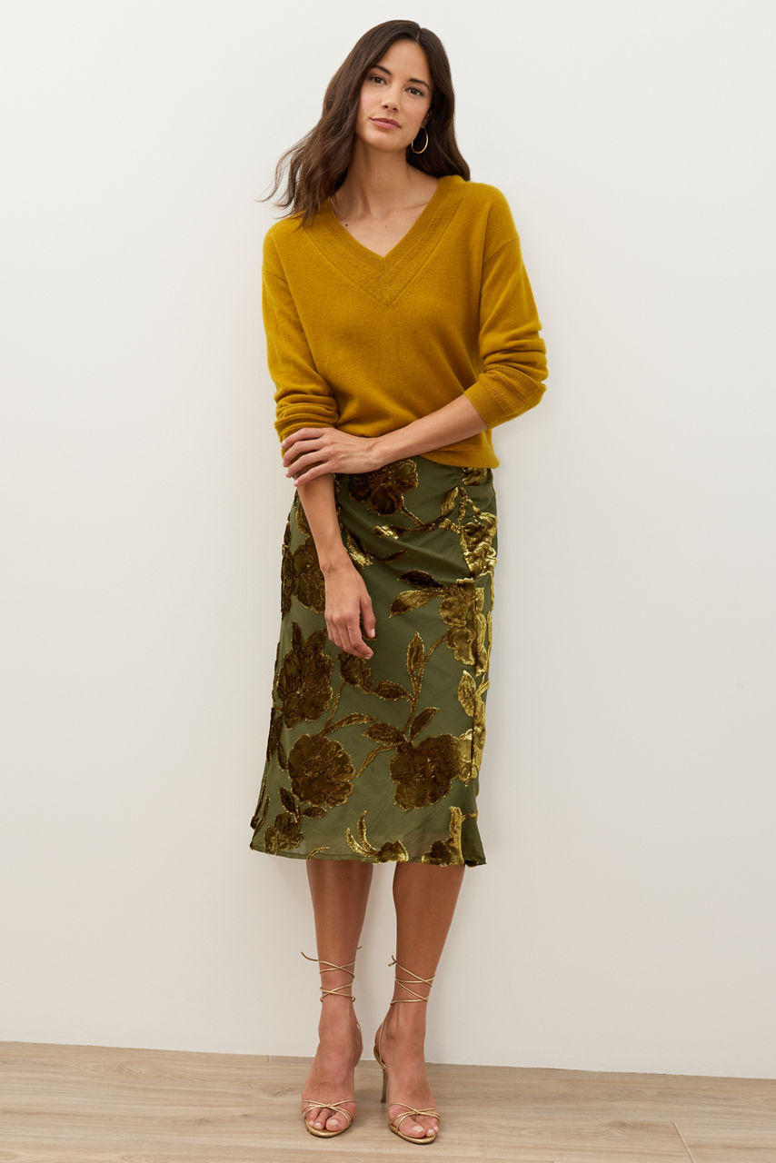 CASHMERE V-NECK SWEATER, , large image 2
