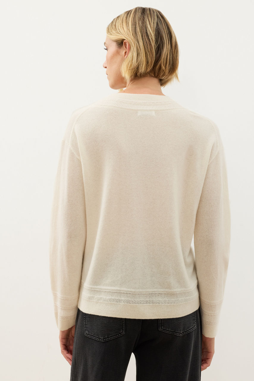 CASHMERE V-NECK SWEATER, , large image 3