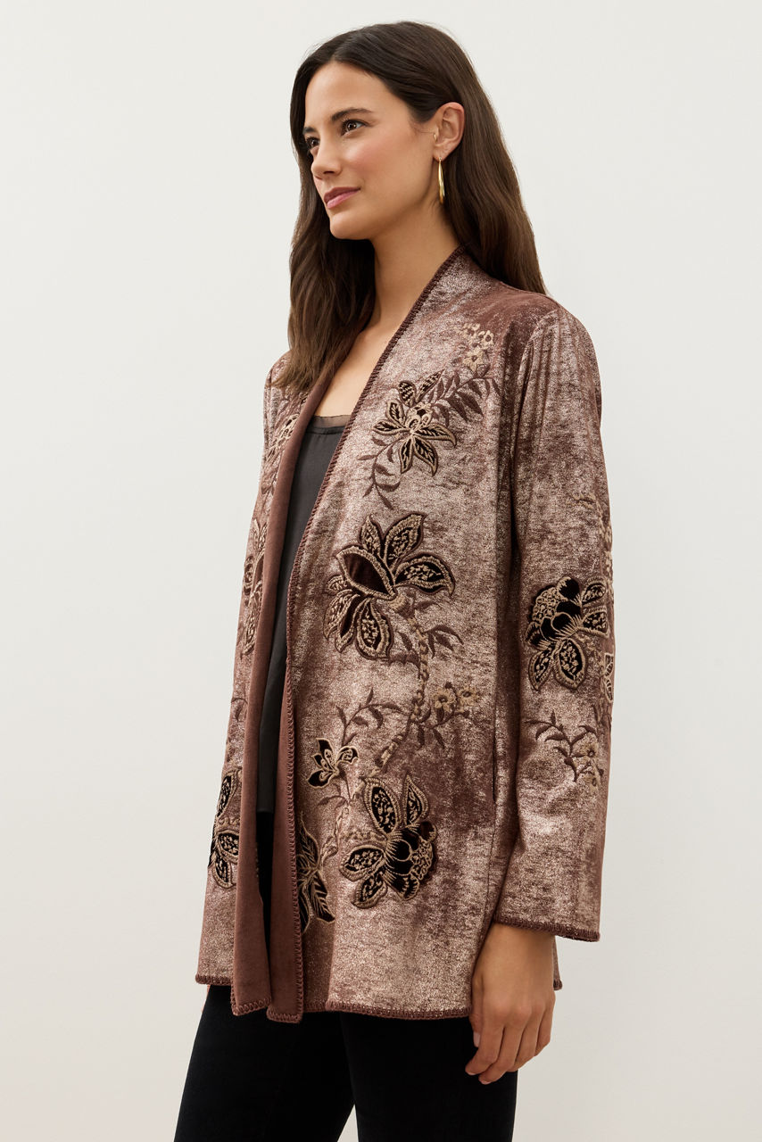 BIYA METALLIC DUSTER, , large image 3