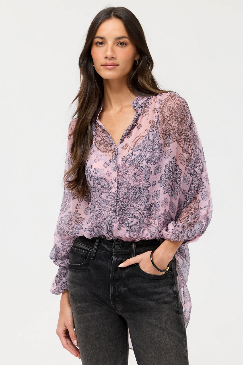 MORELLE BUTTON FRONT SHIRT, , large image 1