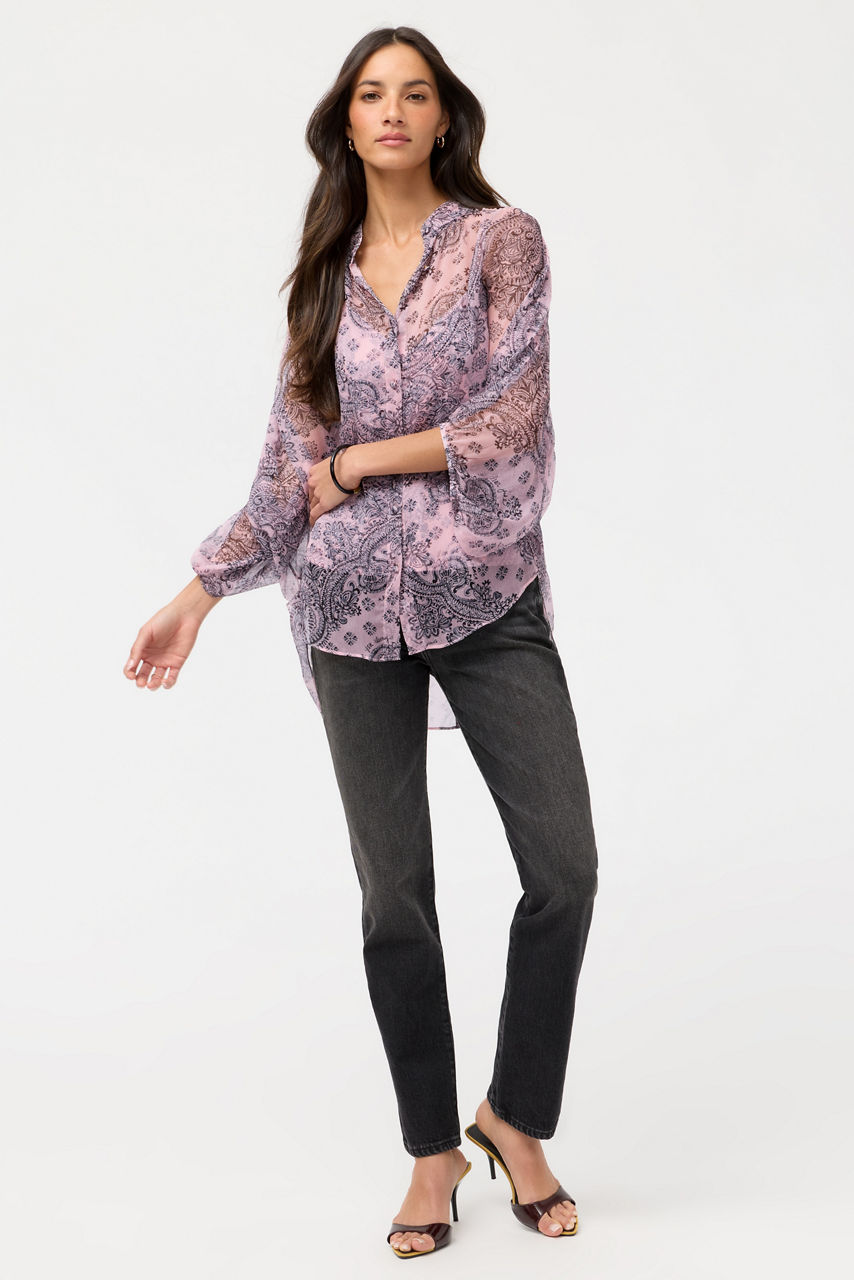 MORELLE BUTTON FRONT SHIRT, , large image 2