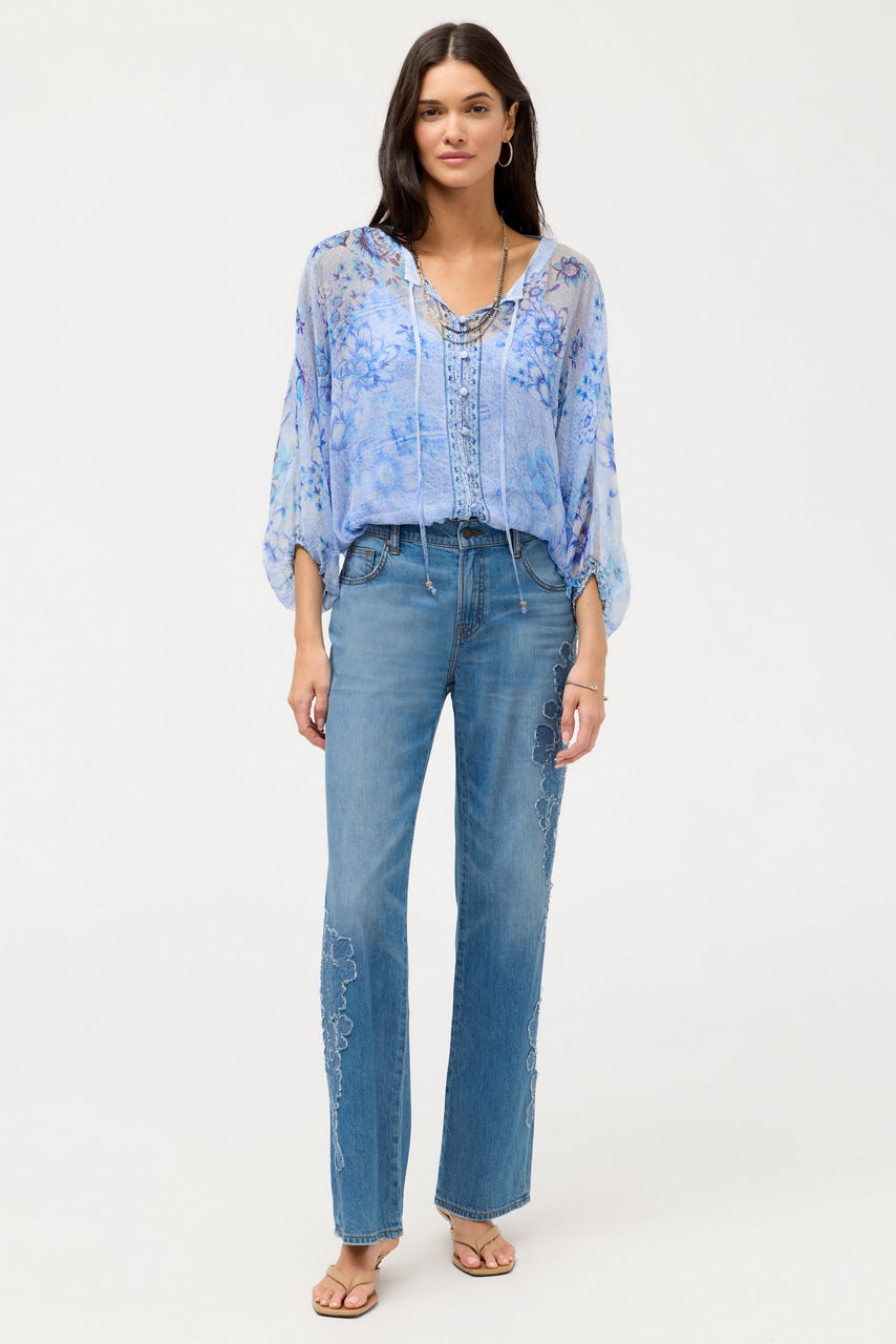 HARLYN BUTTON DOWN BLOUSE, , large image 4