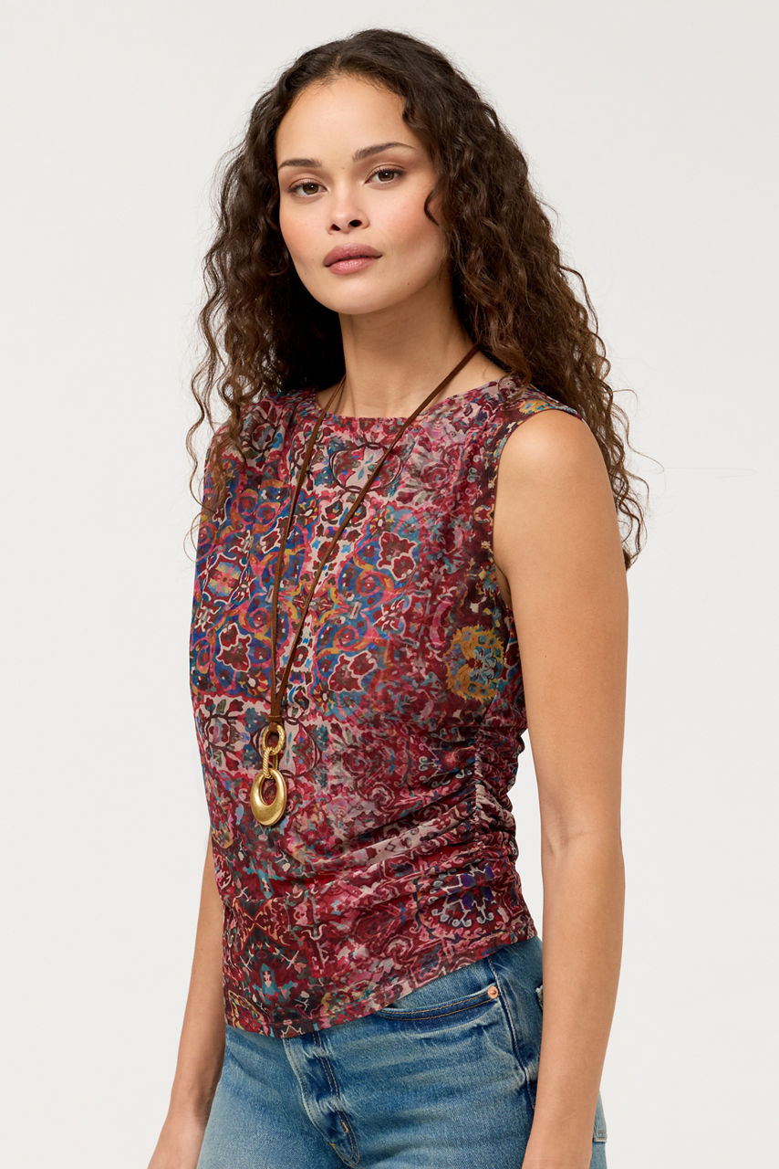 ELIZETH MESH TEE, , large image 2